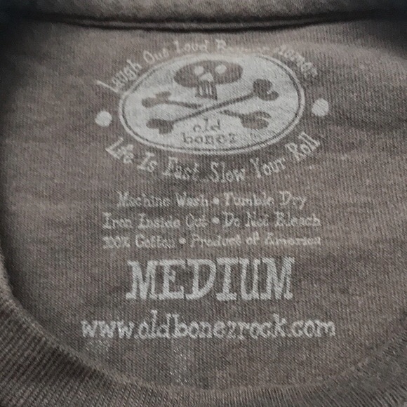 Old Bonez “That’s How I Roll” Gray Tee - Picture 4 of 10